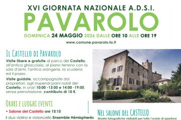 Locandina con orari, luoghi , eventi e servizi organizzati per la XVI giornata ADSI